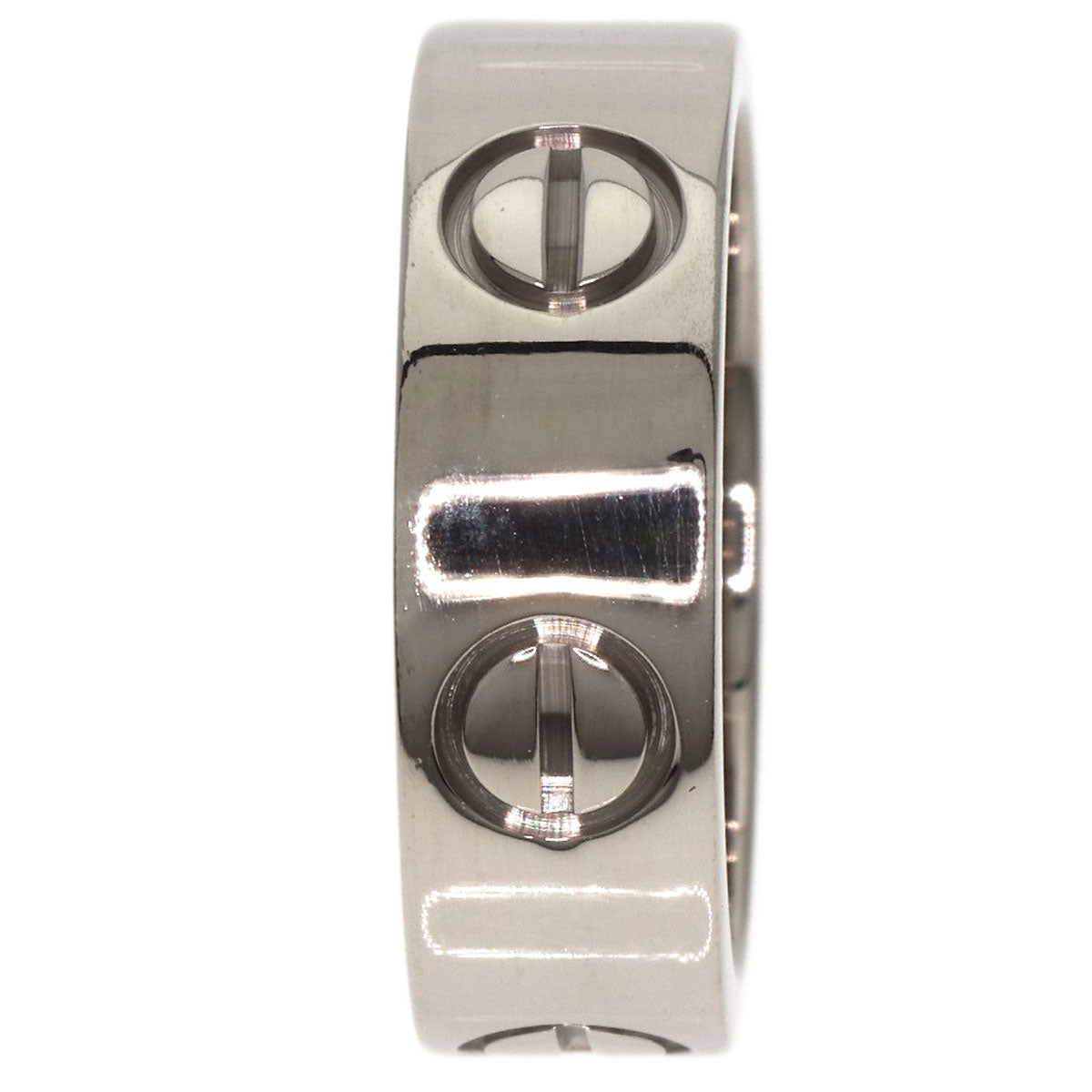 Cartier Ring K18Wg Silver Love Ring #47
