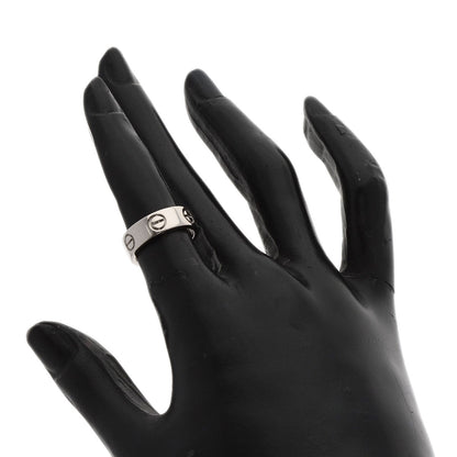 Cartier Ring K18Wg Silver Love Ring #47