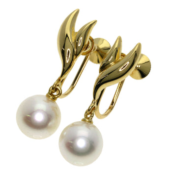 Mikimoto Earring 18K Yellow Gold Gold Pearl