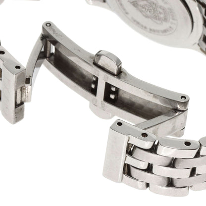 Gucci Watches Quartz 5500L Stainless Steel , Stainless Steel Silver Round Face Black Dial Women
