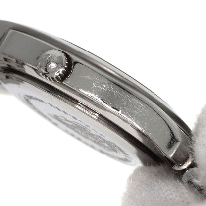 Gucci Watches Quartz 5500L Stainless Steel , Stainless Steel Silver Round Face Black Dial Women