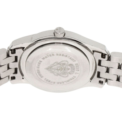 Gucci Watches Quartz 5500L Stainless Steel , Stainless Steel Silver Round Face Silver Dial Women