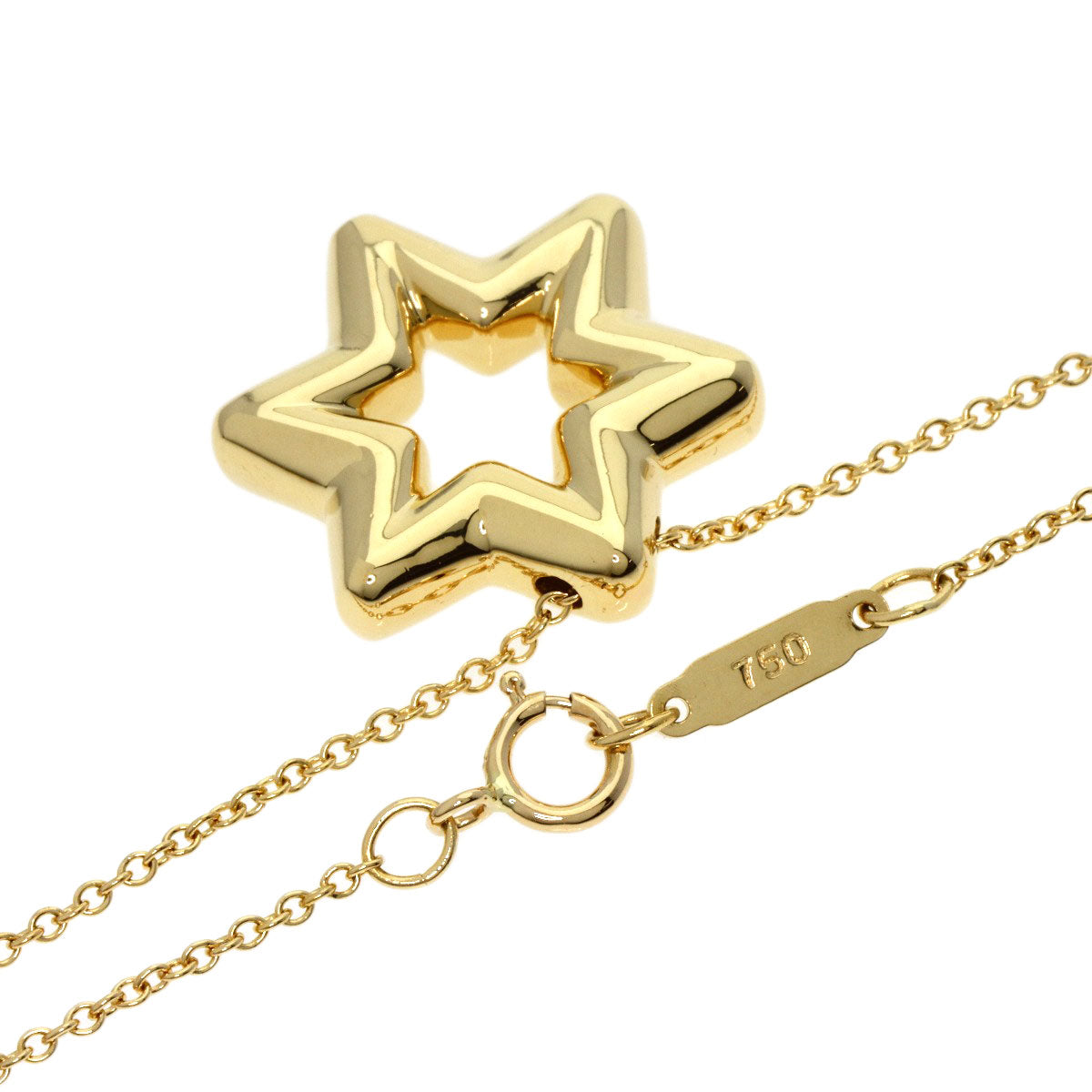 Tiffany&Co. Necklace 18K Yellow Gold Gold Star Diamond