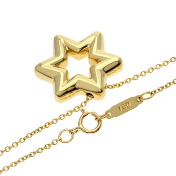 Tiffany&Co. Necklace 18K Yellow Gold Gold Star Diamond