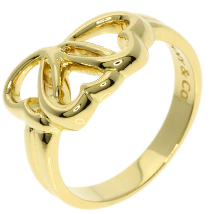 Tiffany&Co. Ring 18K Yellow Gold Gold Triple Heart Women
