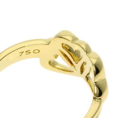 Tiffany&Co. Ring 18K Yellow Gold Gold Triple Heart Women