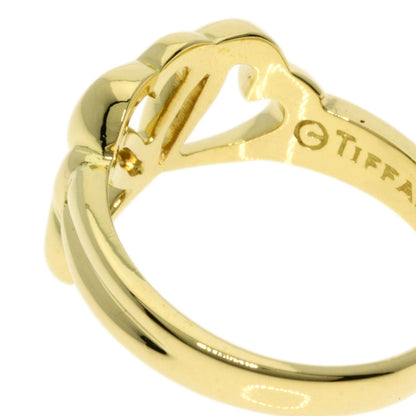 Tiffany&Co. Ring 18K Yellow Gold Gold Triple Heart Women