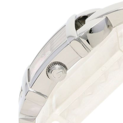 Gucci Watches Quartz 6800L Stainless Steel , Stainless Steel Silver Square Face Shell Dial Women