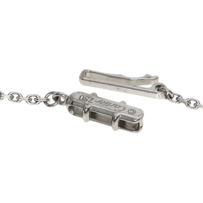 Cartier Necklace K18Wg Silver C Heart Women