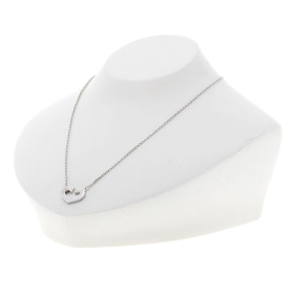 Cartier Necklace K18Wg Silver C Heart Women