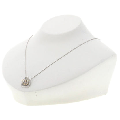 Select Jewelry Necklace K18Pg , K18Wg Silver Diamond Women