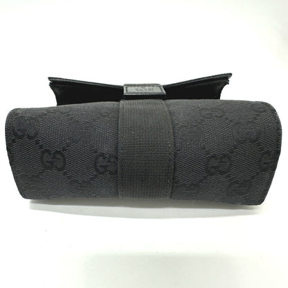 Gucci Pouch 39.0911 Gg Canvas Black Gg Cosmetics Pouch Women