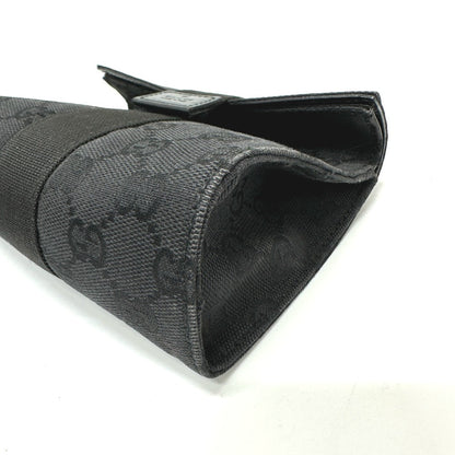 Gucci Pouch 39.0911 Gg Canvas Black Gg Cosmetics Pouch Women