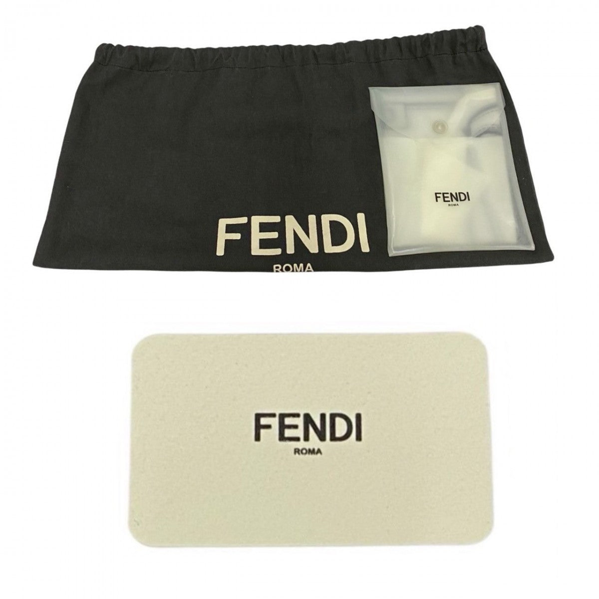 Fendi Shoulder Bag Leather Black Peek-A-Boo Mini Women