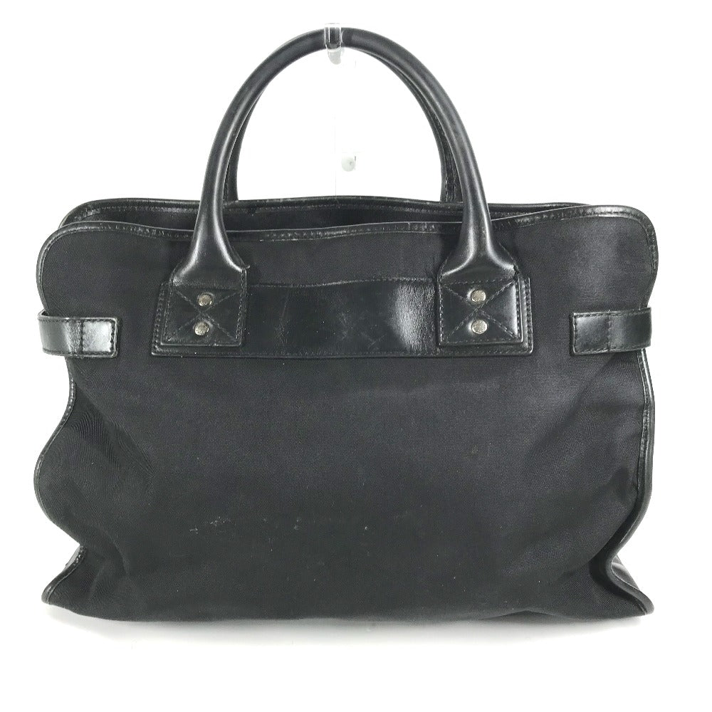 Gucci Business Bag 246410 Nylon / Leather Black Logo Mens