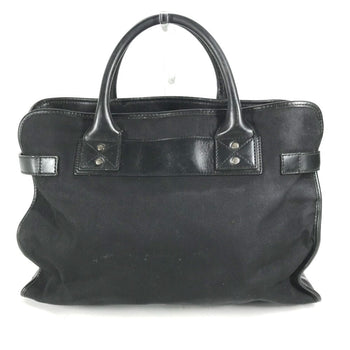 Gucci Business Bag 246410 Nylon / Leather Black Logo Mens