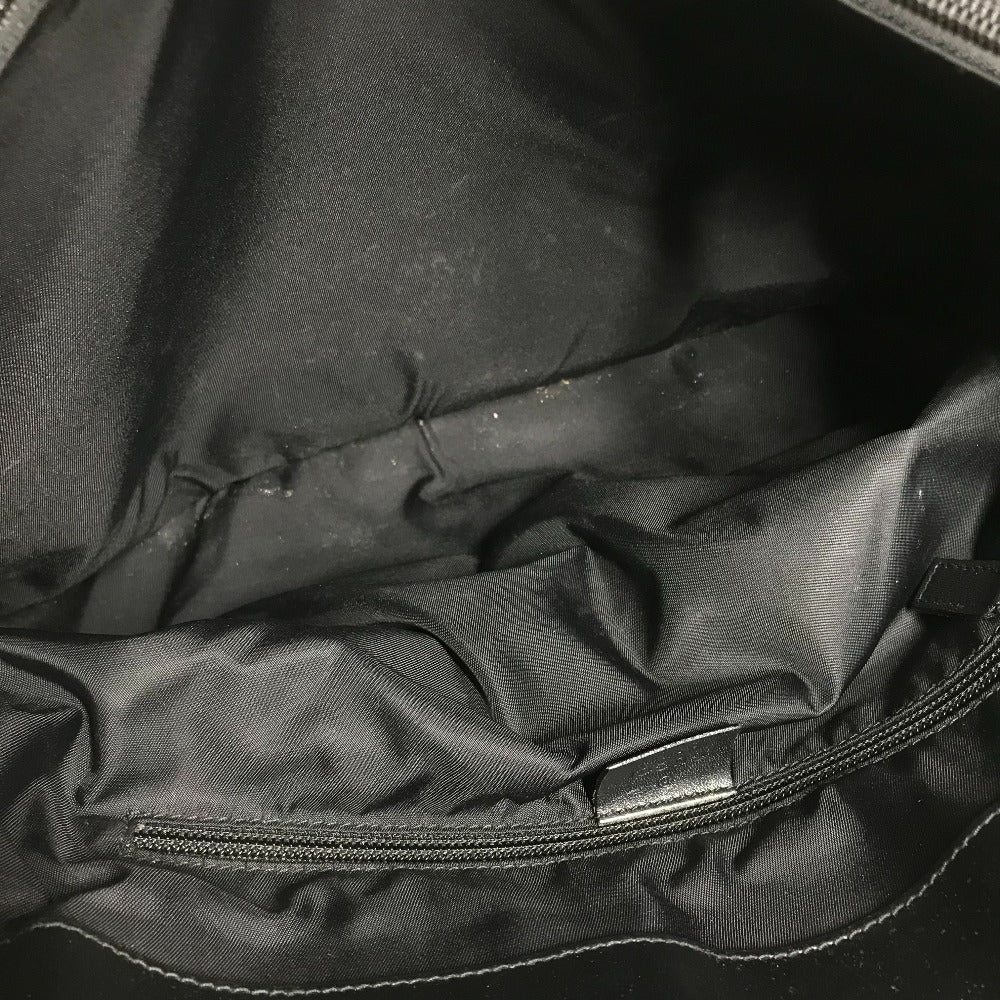Gucci Business Bag 246410 Nylon / Leather Black Logo Mens