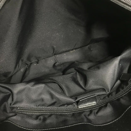 Gucci Business Bag 246410 Nylon / Leather Black Logo Mens