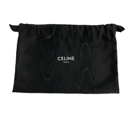 Celine Shoulder Bag Leather, Pvc Brown Logo Metal Teen Triomphe Women
