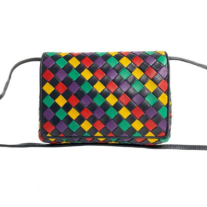 Bottegaveneta Shoulder Bag Leather Multicolor Intrecciato Women