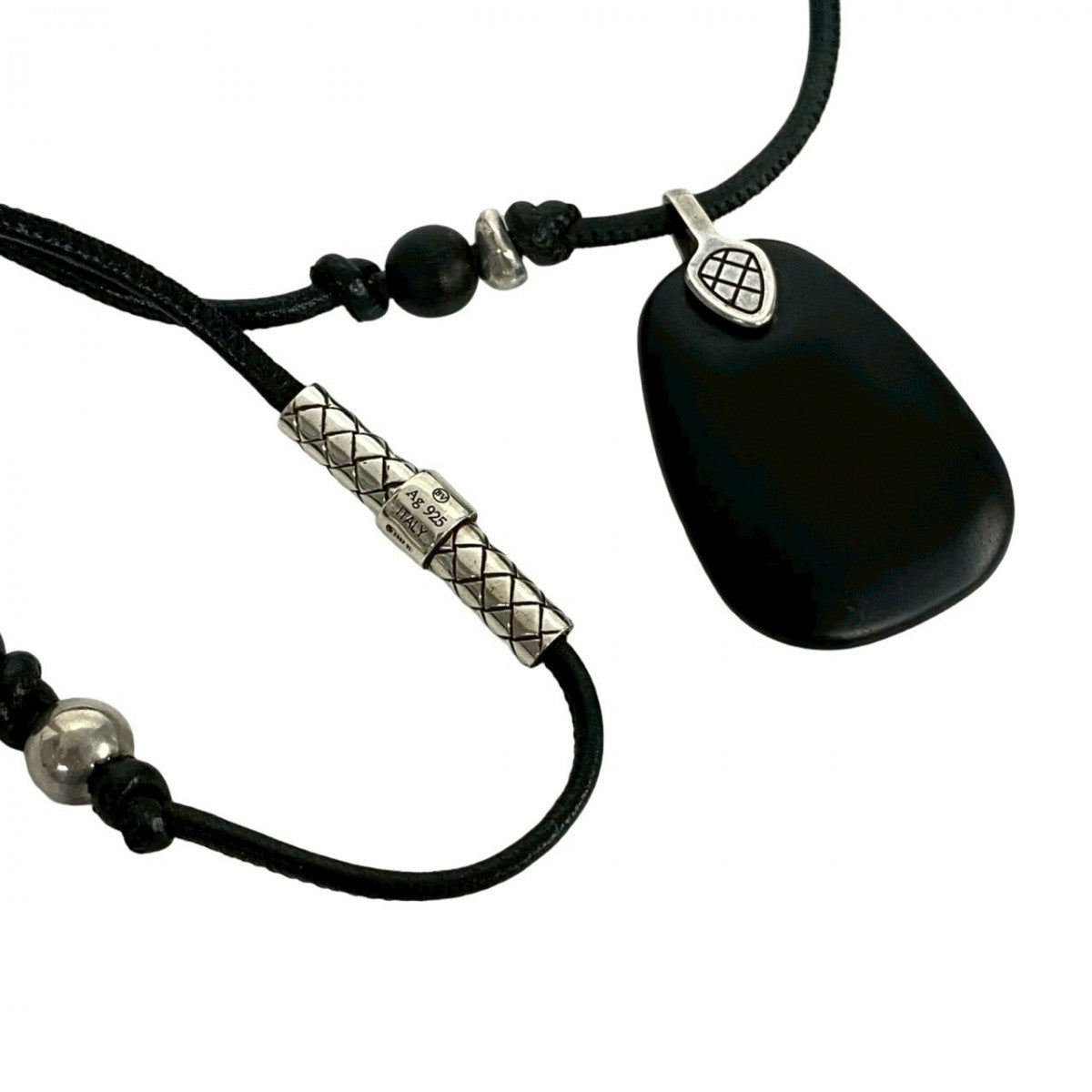 Bottegaveneta Necklace Silver925 Black