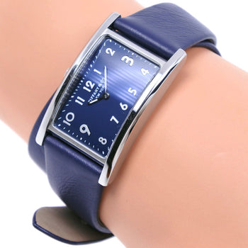 Tiffany&Co. Watches Quartz 36668694 Stainless Steel , Leather Navy East West Mini Navy Dial Women