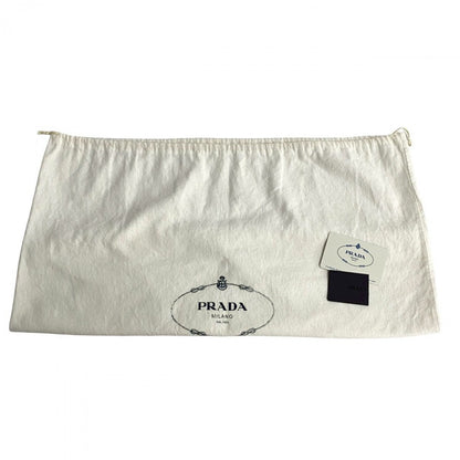 Prada Tote Bag Nylon, Leather Black Prada Logometal Women