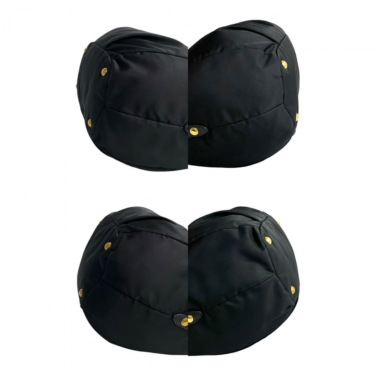 Prada Tote Bag Nylon, Leather Black Prada Logometal Women