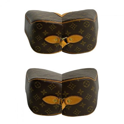 Louis Vuitton Shoulder Bag M51221 Leather, Pvc Brown Monogram Blois Women