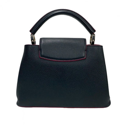 Louis Vuitton Shoulder Bag M42245 Taurillon Clemence Leather Navy Capsine Bb Women