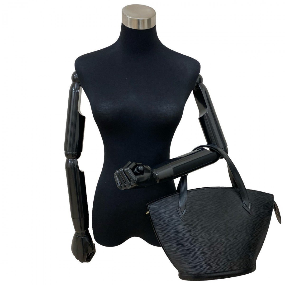 Louis Vuitton Handbag M52272 Epi Leather Black Epi Sun Jack Women