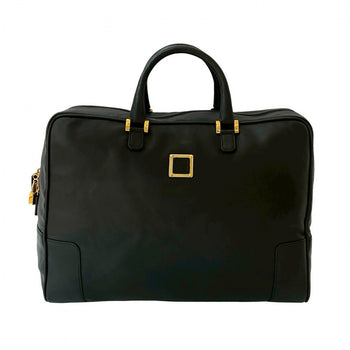 Loewe Boston Duffel Bag Leather Black Anagram Logo Mens