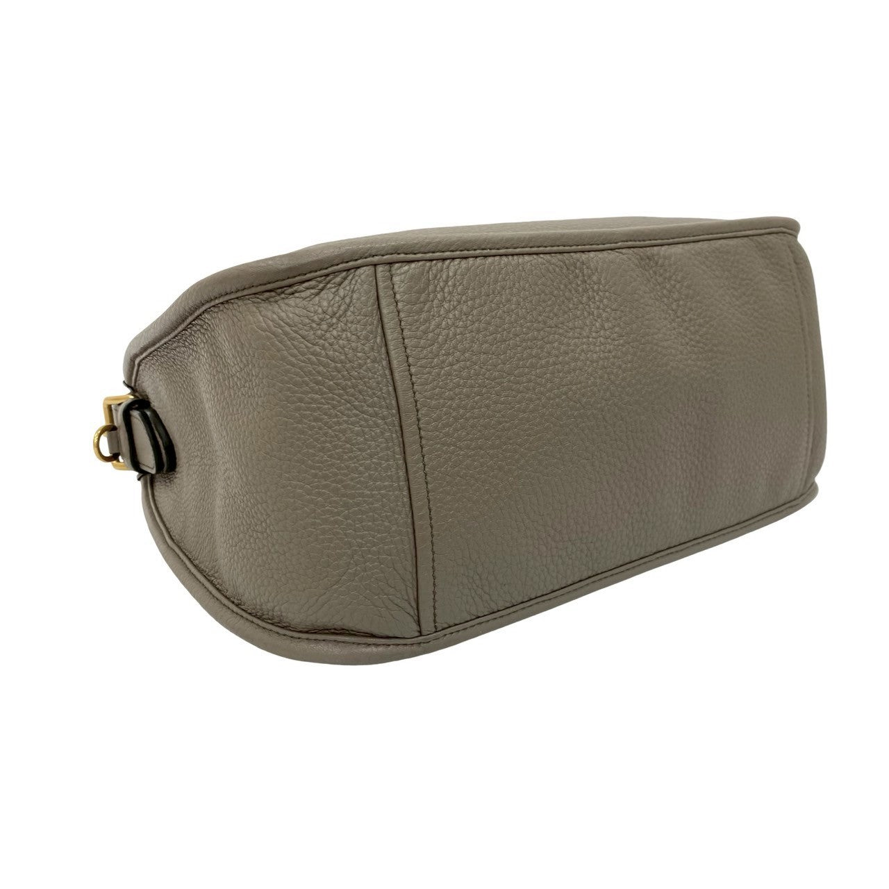 Prada Shoulder Bag Leather Gray