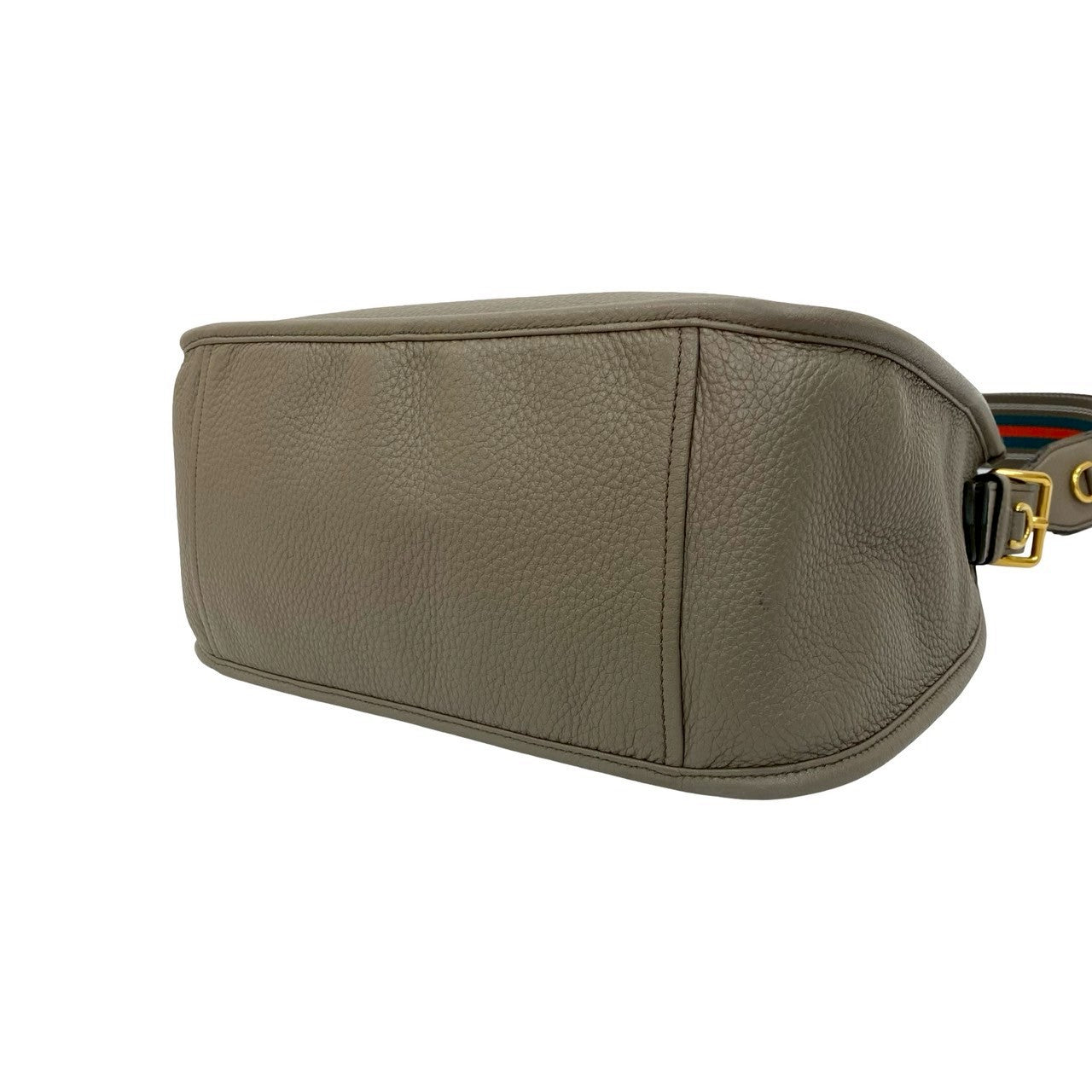 Prada Shoulder Bag Leather Gray