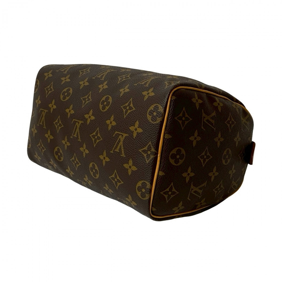 Louis Vuitton Handbag M41528 Leather Brown Monogram Speedy 25