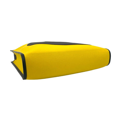 Hermes Shoulder Bag Canvas Yellow Plastics Bags