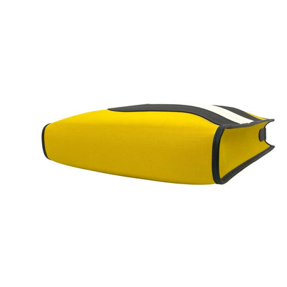 Hermes Shoulder Bag Canvas Yellow Plastics Bags