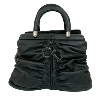 Dior Handbag Leather Black Karenina