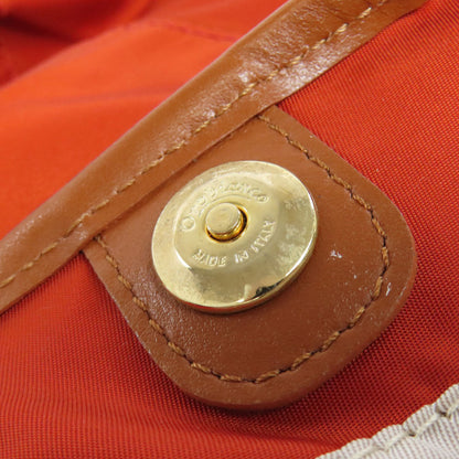 Orobianco Handbag Nylon Orange 2Way