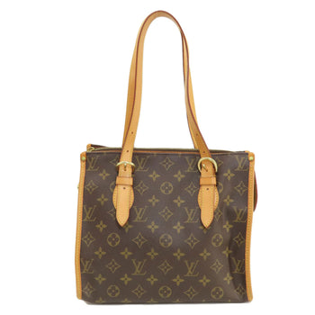 Louis Vuitton Tote Bag L40007 Monogram Canvas Black Popincourt Haut Monogram Women