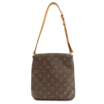 Louis Vuitton Shoulder Bag M51258 Monogram Canvas Brown Musette Salsa Short Women