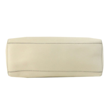 Michael Kors Tote Bag Leather White 2Way