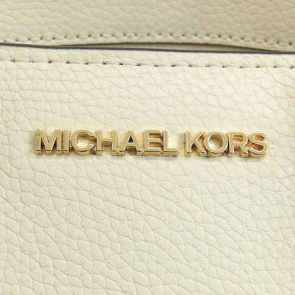Michael Kors Tote Bag Leather White 2Way