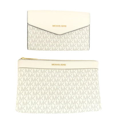Michael Kors Tote Bag Leather White 2Way