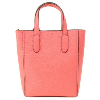 Michael Kors Handbag Leather Pink Logo 2Way Women
