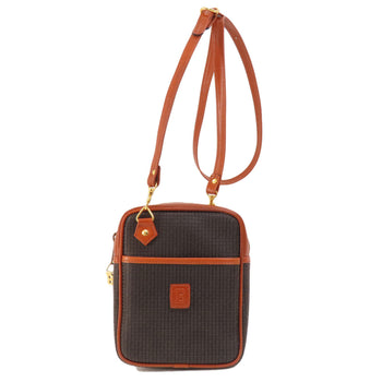 Bally Shoulder Bag Pvc Black Logo Women