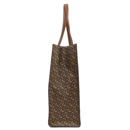 Burberry Tote Bag Pvc, Leather Brown B Logo Women