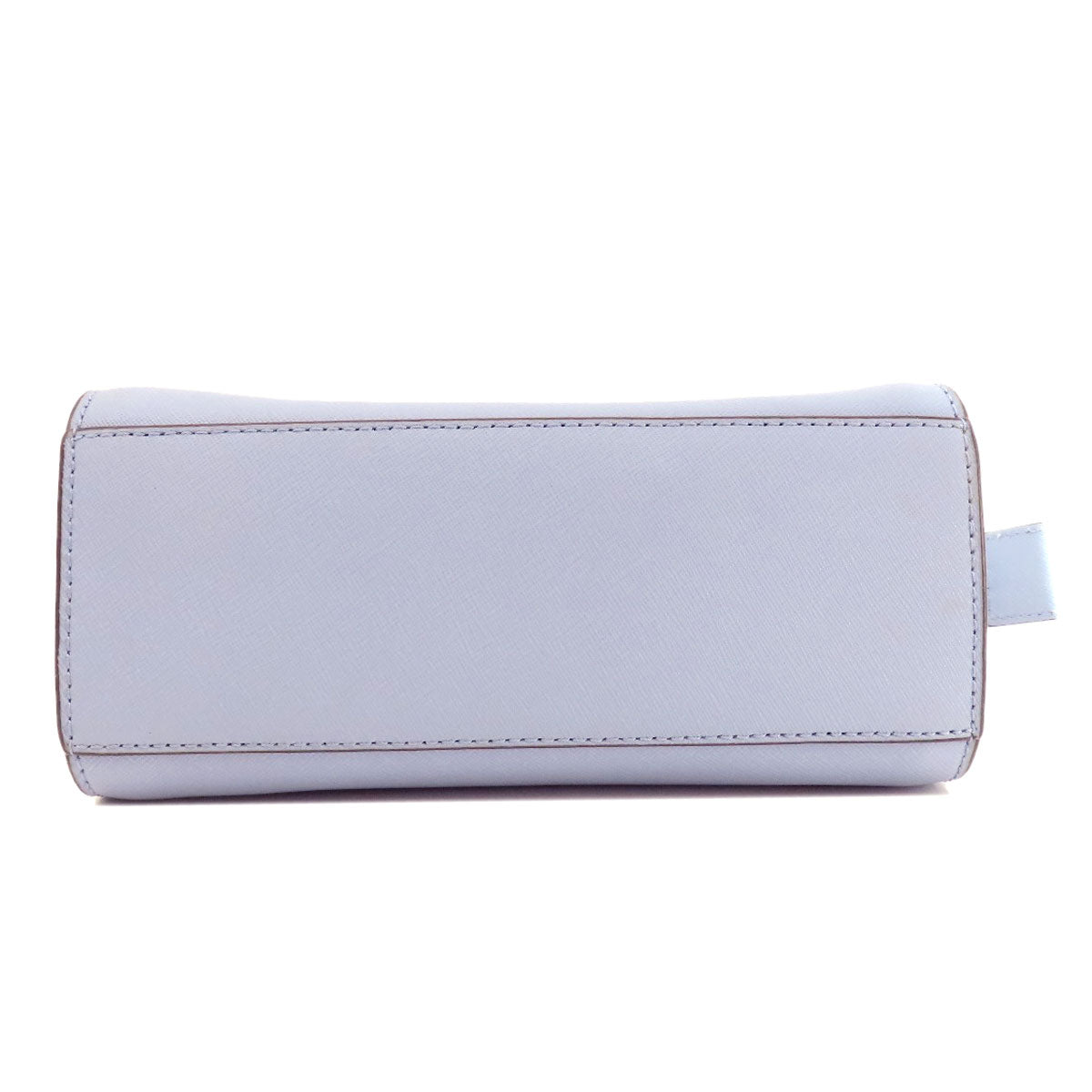Michael Kors Shoulder Bag Leather Blue Logometal