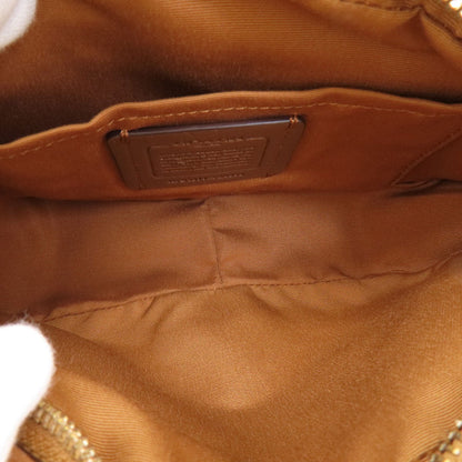 Coach Shoulder Bag F28959 Canvas Brown Signature Women