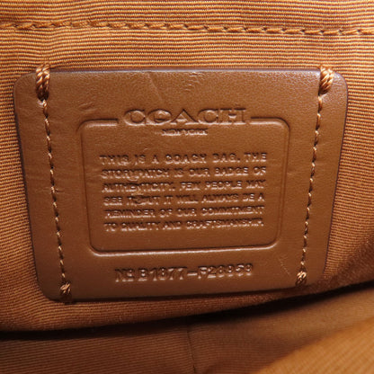 Coach Shoulder Bag F28959 Canvas Brown Signature Women